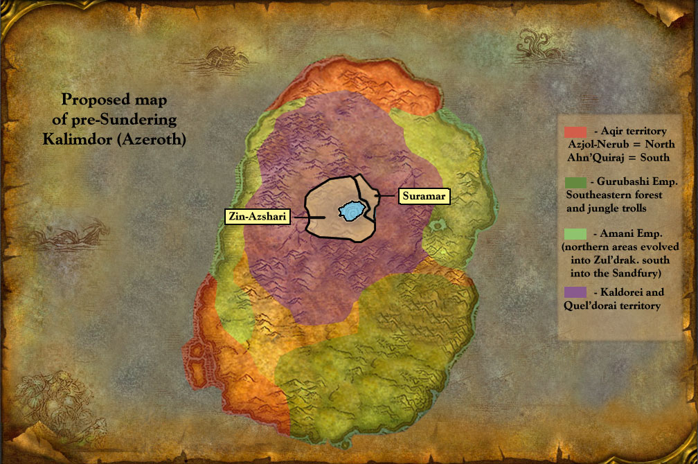 Old Kalimdor Map